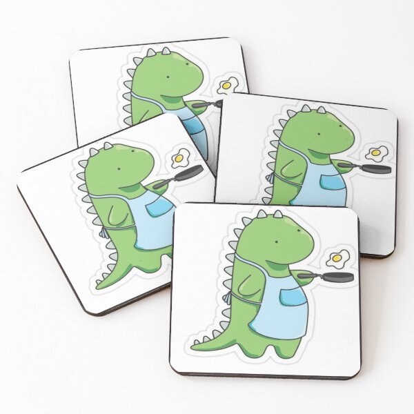 Item preview, Cute Drawing of a Chef Dinosaur  designed and sold by NivyasArtistry.