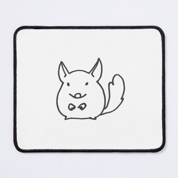 Item preview, badly drawn chinchilla designed and sold by hanakinart.