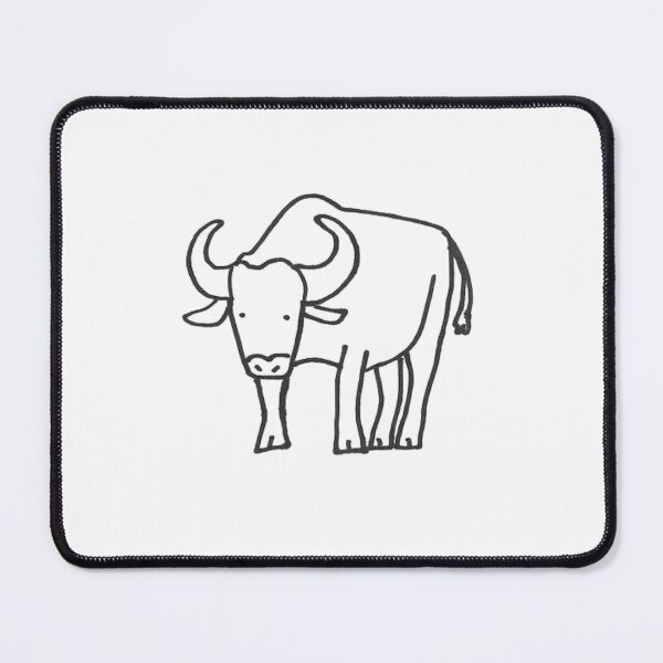 Item preview, badly drawn ox designed and sold by hanakinart.