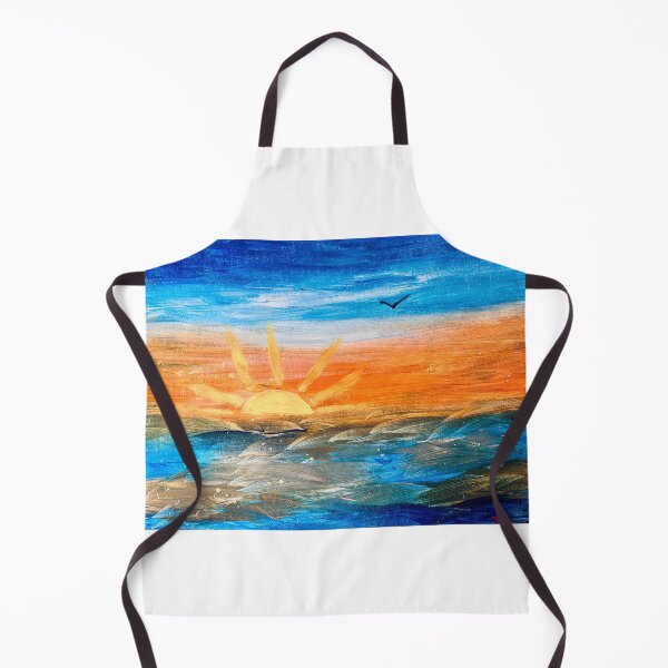 Item preview, Original Art “Hope Rises” - Sunrise Over Ocean Acrylic Painting designed and sold by JamesDArting.