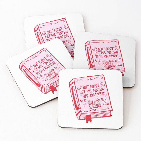 Item preview, Pink and Red Book. But First Let Me Finish This Chapter. Book Lover. designed and sold by CoCoArt-Ua.