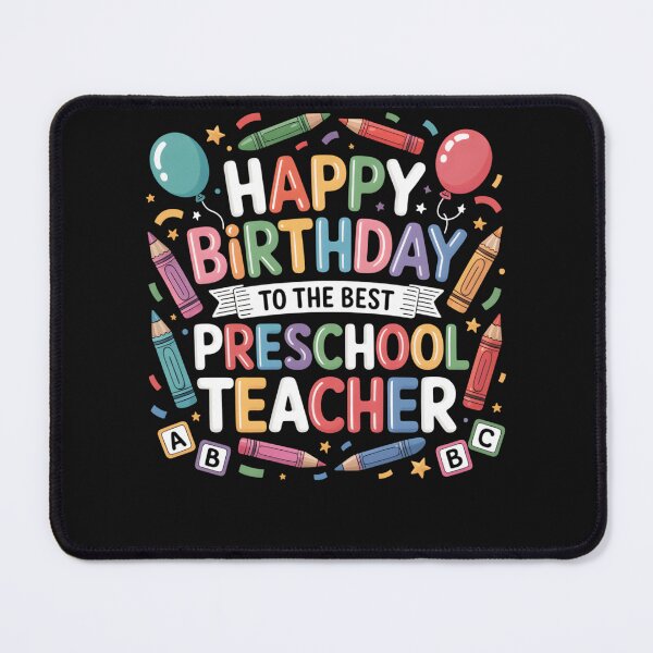Item preview, Happy Preschool Teacher Birthday Crayon Women Men designed and sold by clothesy7.
