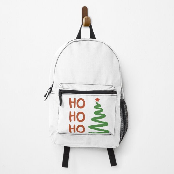 Item preview, Festive Christmas Illustration – HO HO HO with Spiral Tree Holiday Design designed and sold by PixelVibe782.