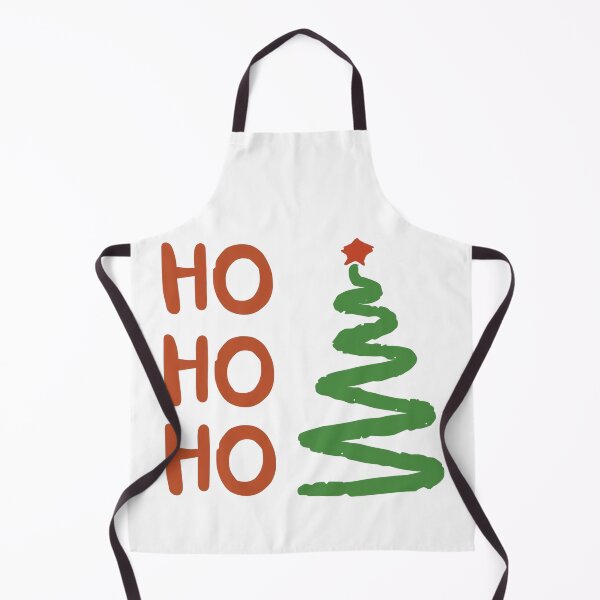 Item preview, Festive Christmas Illustration – HO HO HO with Spiral Tree Holiday Design designed and sold by PixelVibe782.