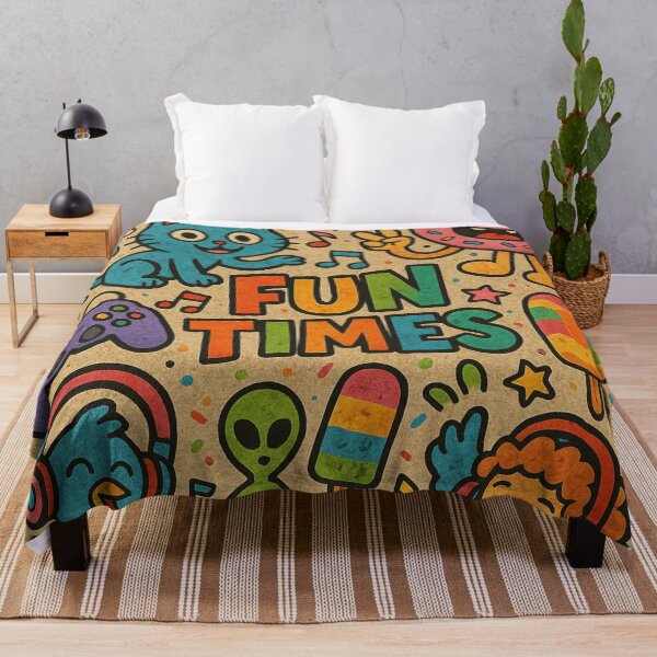 Item preview, Cute Doodle Pattern – Fun Times Art designed and sold by LiLeDesigns.