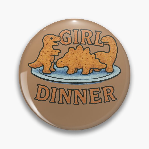 Item preview, Girl Dinner Dinosaur Chicken Nuggets designed and sold by FrictionMaxxing.