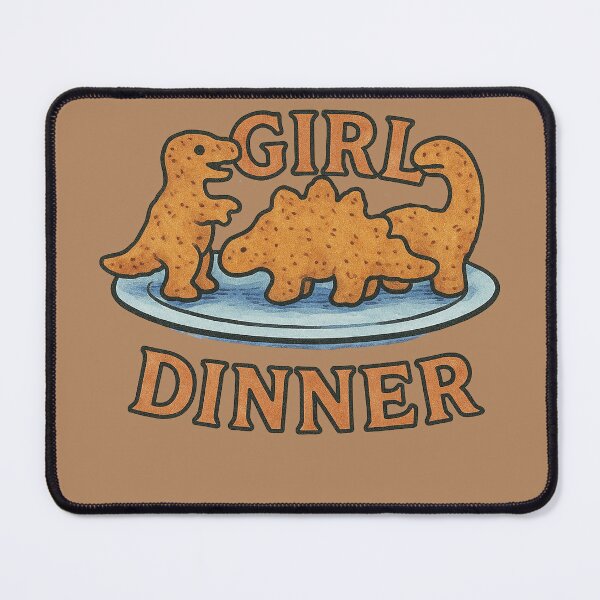 Item preview, Girl Dinner Dinosaur Chicken Nuggets designed and sold by FrictionMaxxing.