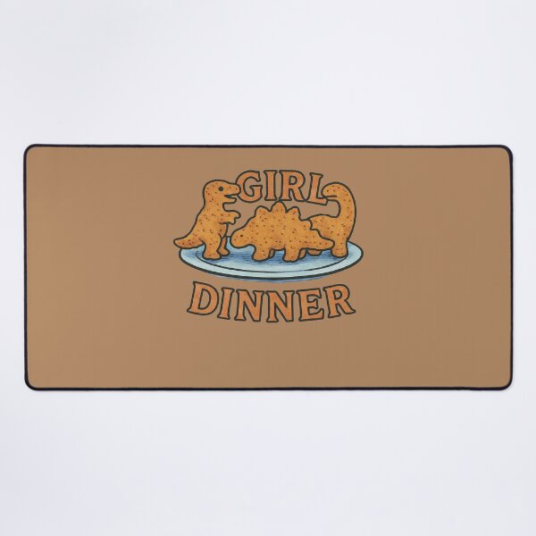 Item preview, Girl Dinner Dinosaur Chicken Nuggets designed and sold by FrictionMaxxing.