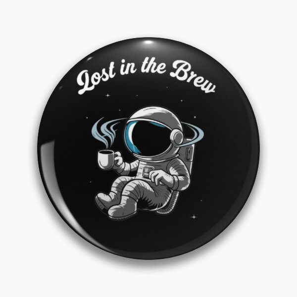 Item preview, Lost in the Brew – Coffee Astronaut Space designed and sold by vvcreativedesigns.