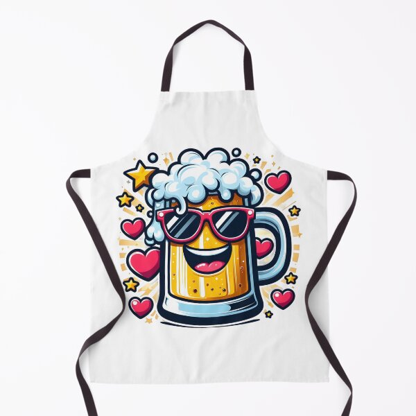 Item preview, Cheerful Beer Mug with Sunglasses - Fun Party Art for Beer Lovers. designed and sold by The-T-In-Retro.