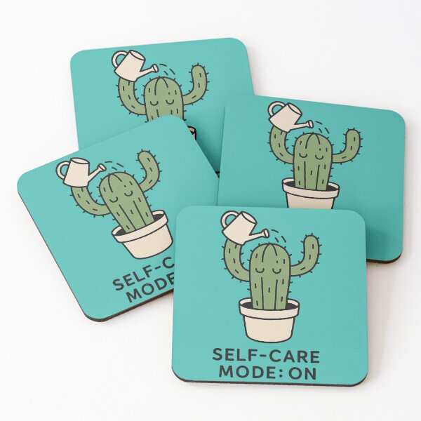 Item preview, Self Care Cactus – Cute Plant Design designed and sold by LiLeDesigns.