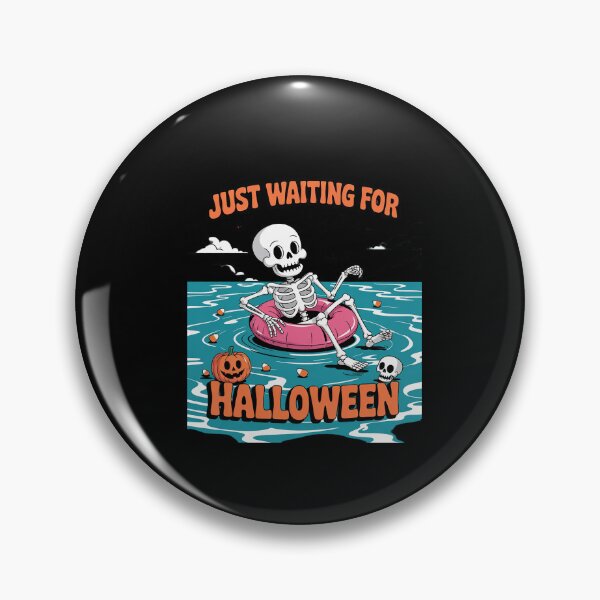 Item preview, Just Waiting For Halloween Sarcastic Humor Hilarious1  designed and sold by ClassicAnthony.
