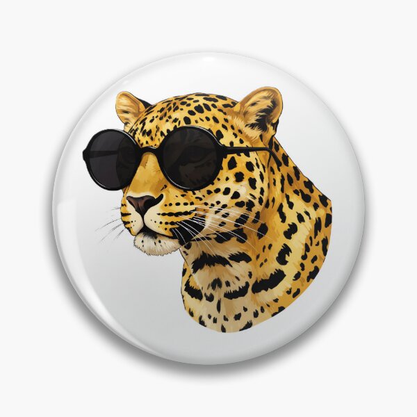 Item preview, Leopard With Shades: Spotting the Best Vibe designed and sold by Designnari.