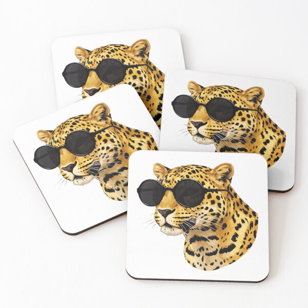 Item preview, Leopard With Shades: Spotting the Best Vibe designed and sold by Designnari.