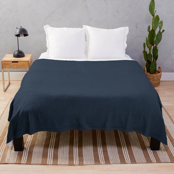 Item preview, Navy dark blue plain solid color  designed and sold by PrettywithColor.