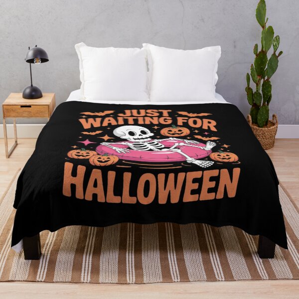 Item preview, Just Waiting For Halloween Skeleton 4 designed and sold by ClassicAnthony.