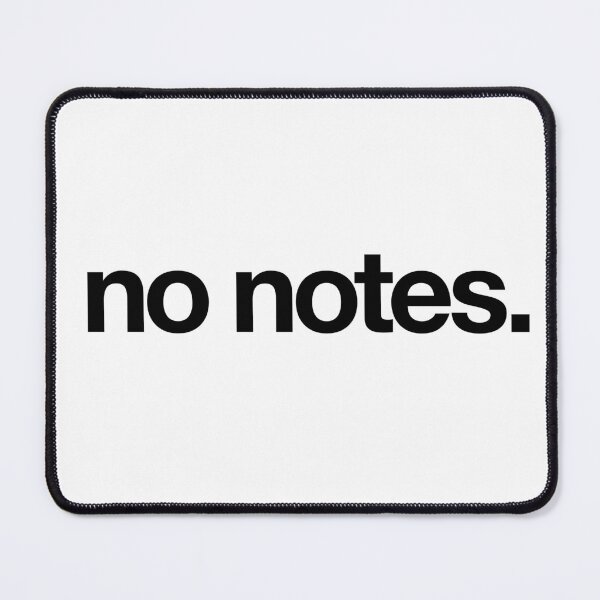 Item preview, No Notes designed and sold by The Common Tee.