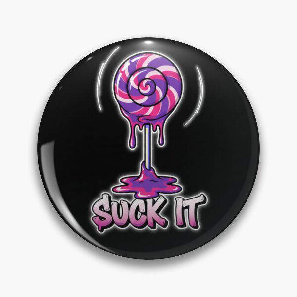 Item preview, Black lollipop in a circle with "Suck It" designed and sold by WeranovDesign.