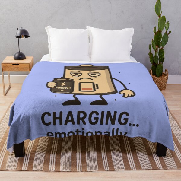 Item preview, Tired Battery – Funny Coffee Charging Design designed and sold by LiLeDesigns.