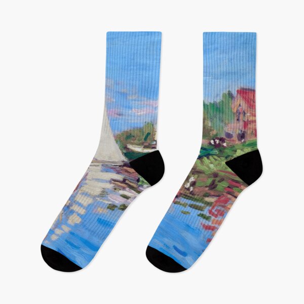 Item preview, Claude Monet Regatta at Argenteuil  designed and sold by Vicky Brago-Mitchell®.