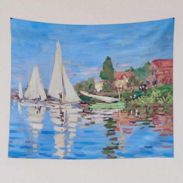 Item preview, Claude Monet Regatta at Argenteuil  designed and sold by Vicky Brago-Mitchell®.