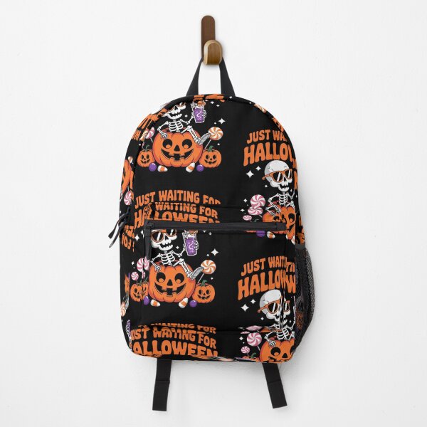 Item preview, Just Waiting for Halloween Skeleton Pumpkin 3 designed and sold by ClassicAnthony.