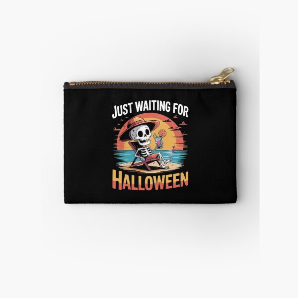 Item preview, Just Waiting for Halloween Skeleton Spooky Summerween 5  designed and sold by ClassicAnthony.