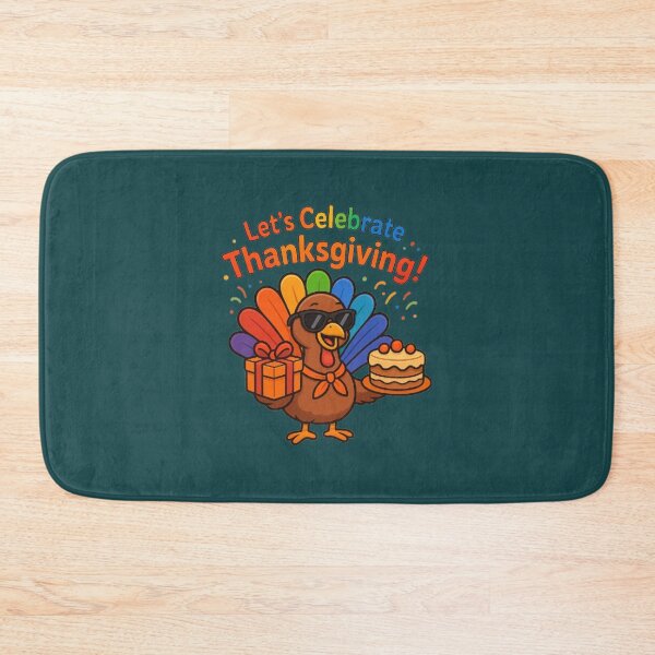 Item preview, Let’s Celebrate Thanksgiving – Fun Turkey Party Design designed and sold by annenambiro.