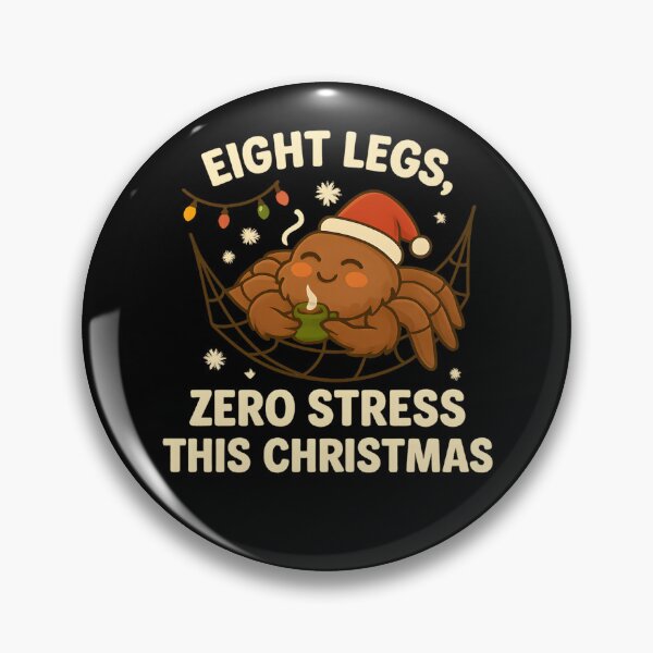 Item preview, Eight Legs, Zero Stress This Christmas – Relaxed Spider Holiday Design designed and sold by SVALANART.