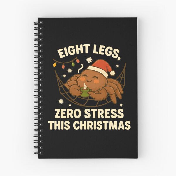 Item preview, Eight Legs, Zero Stress This Christmas – Relaxed Spider Holiday Design designed and sold by SVALANART.