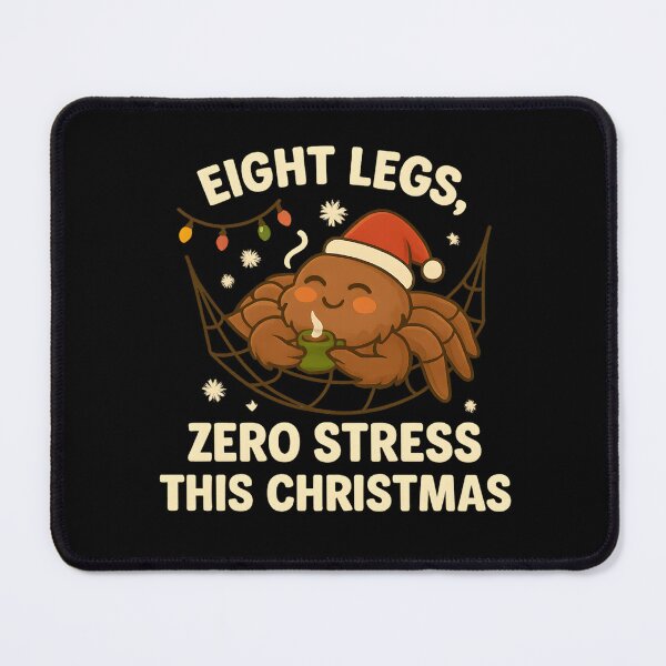 Item preview, Eight Legs, Zero Stress This Christmas – Relaxed Spider Holiday Design designed and sold by SVALANART.
