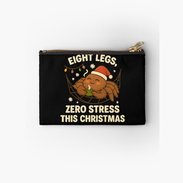 Item preview, Eight Legs, Zero Stress This Christmas – Relaxed Spider Holiday Design designed and sold by SVALANART.