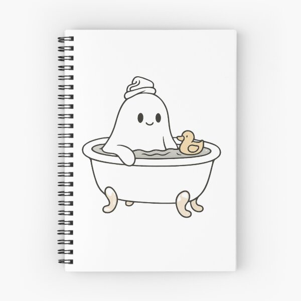 Item preview, Ghost Bath Time – Cute Relaxing Design designed and sold by LiLeDesigns.