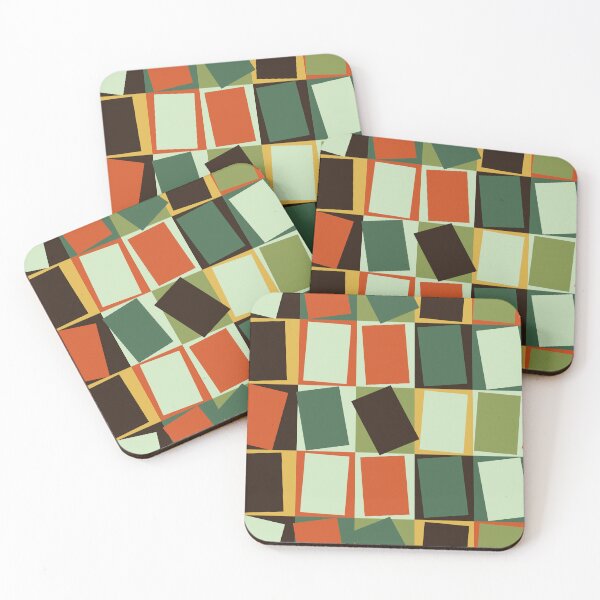 Item preview, Jumbled Patchwork of Green & Orange designed and sold by wickedpretty.