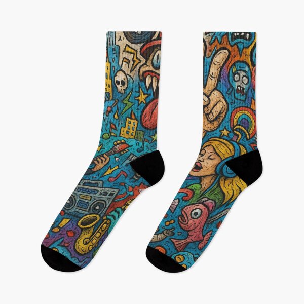 Item preview, Graffiti Street Art – Wild Music Style designed and sold by LiLeDesigns.