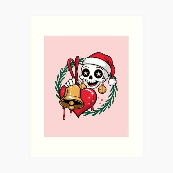 Item preview, Jingle Skullheart - Ringing Heart Bells designed and sold by WeranovDesign.