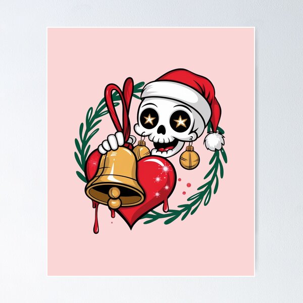 Item preview, Jingle Skullheart - Ringing Heart Bells designed and sold by WeranovDesign.
