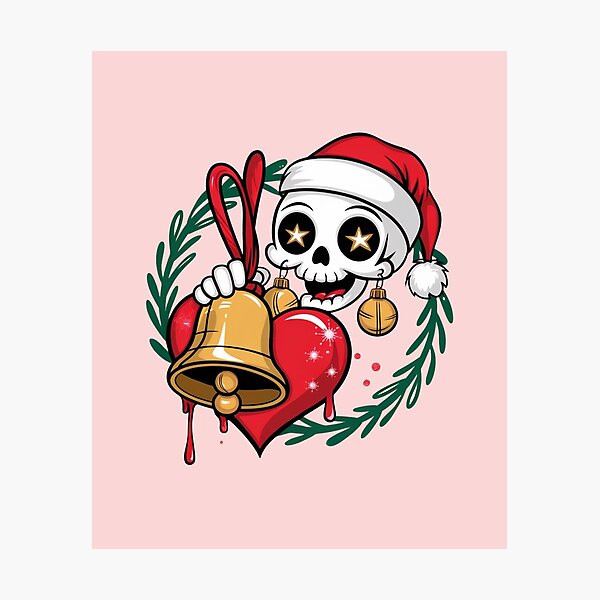 Item preview, Jingle Skullheart - Ringing Heart Bells designed and sold by WeranovDesign.