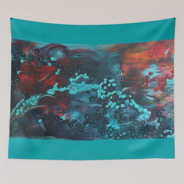 Item preview, Abstract colorful painting designed and sold by TessAndre.