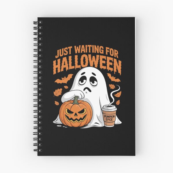 Item preview, Just Waiting For Halloween Ghost Spooky Summer Vacation  designed and sold by ClassicAnthony.