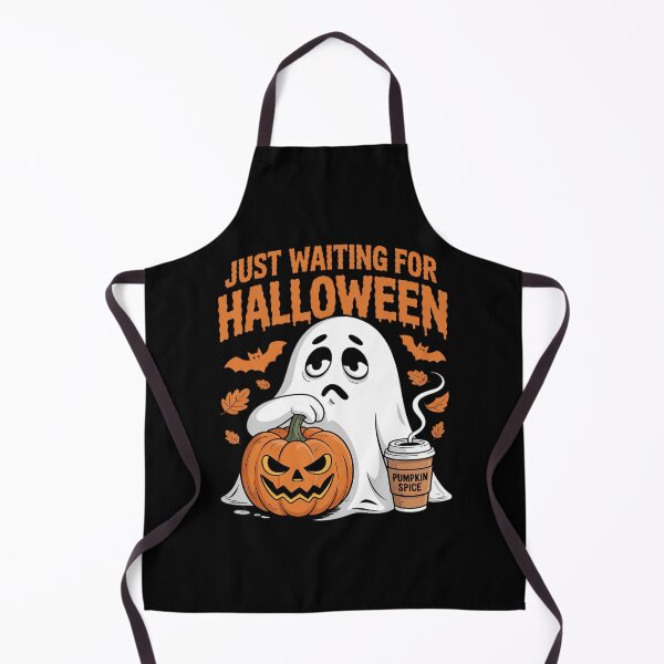Item preview, Just Waiting For Halloween Ghost Spooky Summer Vacation designed and sold by ClassicAnthony.