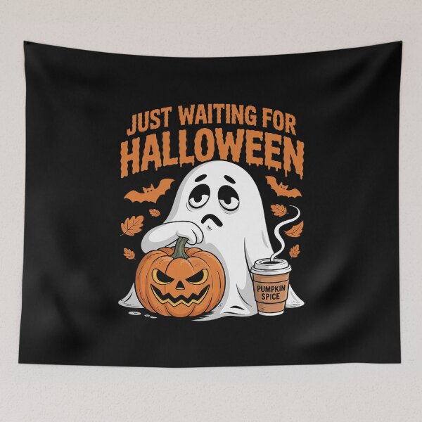 Item preview, Solo esperando las vacaciones de verano fantasmales de Halloween designed and sold by ClassicAnthony.