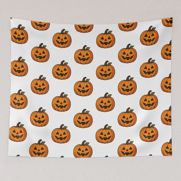 Item preview, Cute Smiling Pumpkin Face – Halloween Jack O’Lantern Illustration designed and sold by  ADBIB Design.