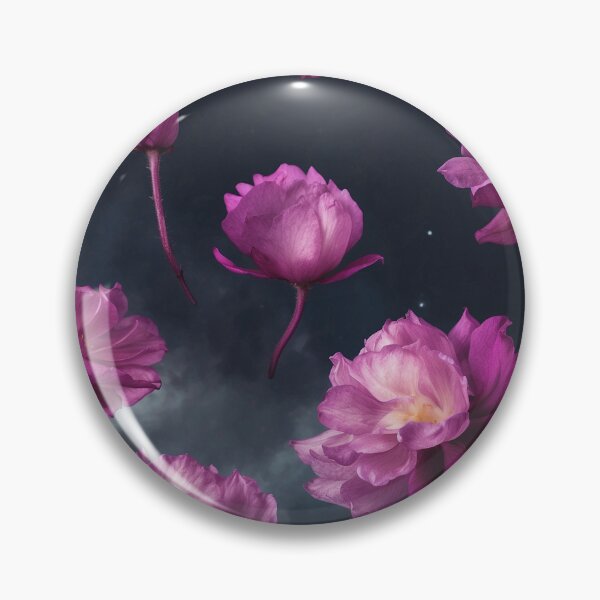 Item preview, Lush, Magenta Flowers Drift Through a Stormy, Twilight Sky designed and sold by KilianSzmid.