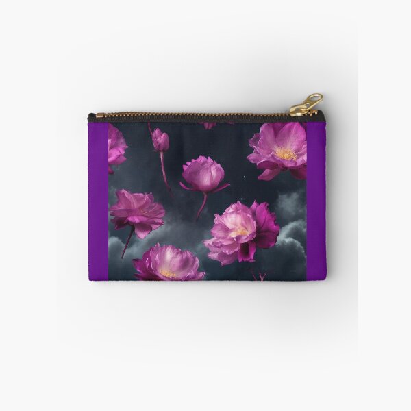 Item preview, Lush, Magenta Flowers Drift Through a Stormy, Twilight Sky designed and sold by KilianSzmid.