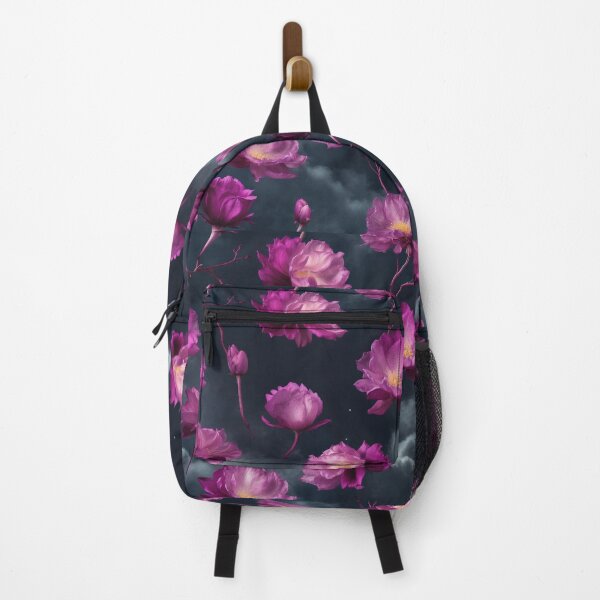 Item preview, Lush, Magenta Flowers Drift Through a Stormy, Twilight Sky designed and sold by KilianSzmid.
