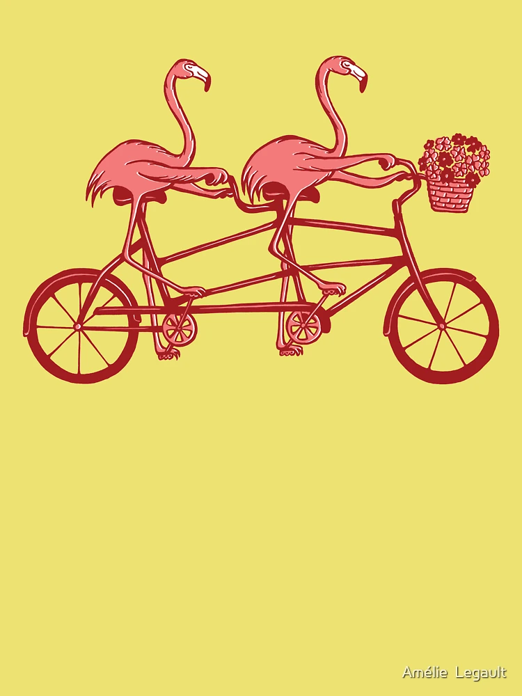 Pink tandem online bike