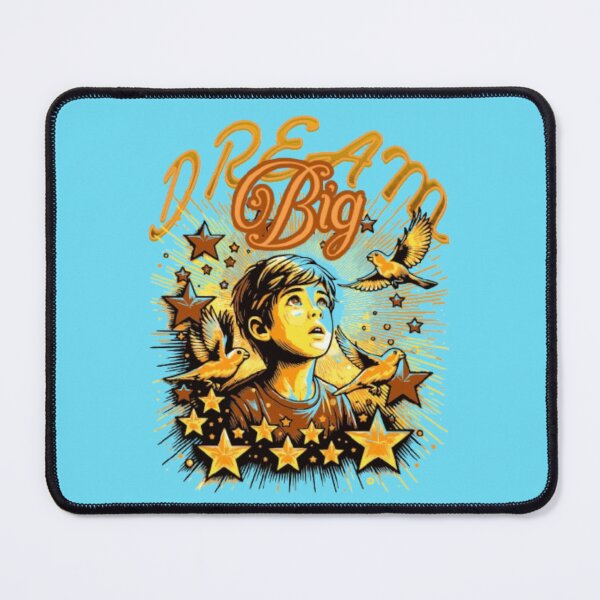 Item preview, Dream big dreams - Artistic illustration of a child and stars designed and sold by WAKYSHOP.