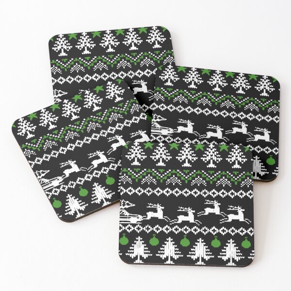 Item preview, National Lampoon White and Green Isle Deer Ugly Christmas Sweater designed and sold by National Lampoon Official Merch.
