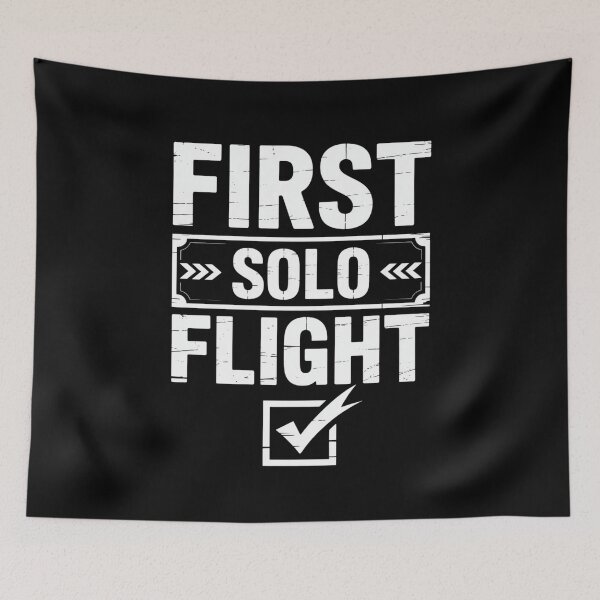 Item preview, First Solo Flight Student Pilot Airplane designed and sold by MooonTees.